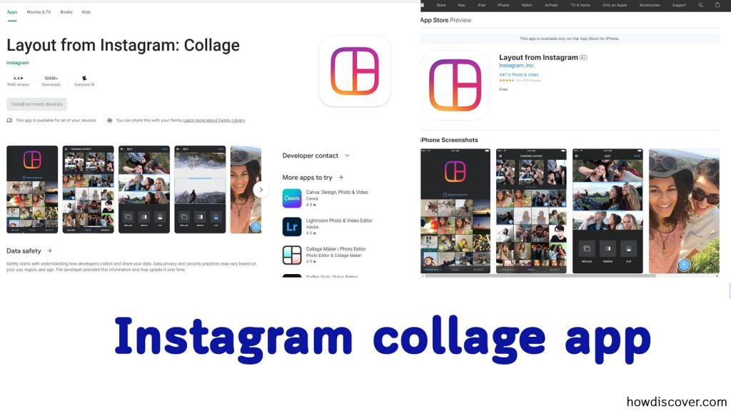 How to do multiple pictures on the Instagram story-Using a third-party app to have a collage photo for Instagram's story