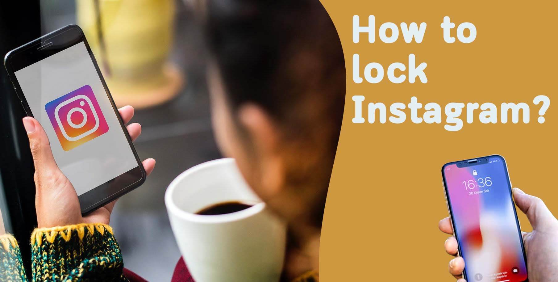 How to lock Instagram?