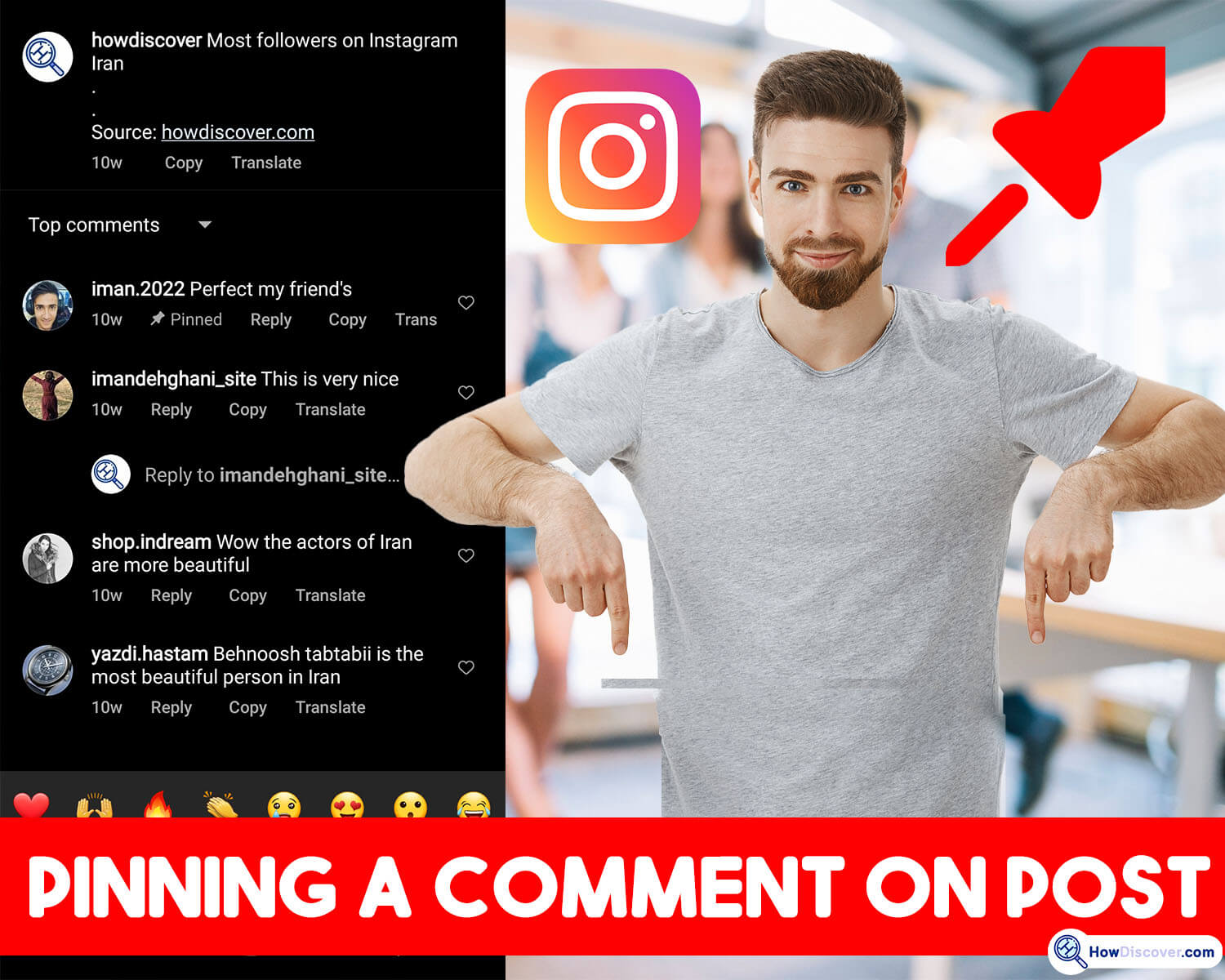 How To Pin A Comment On Instagram - Pinning & unpinning a comment on an Instagram post