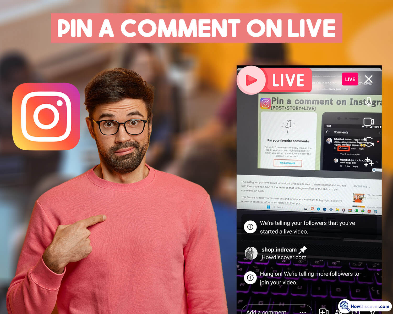 How To Pin A Comment On Instagram - How do you pin & unpinning a comment on an Instagram live