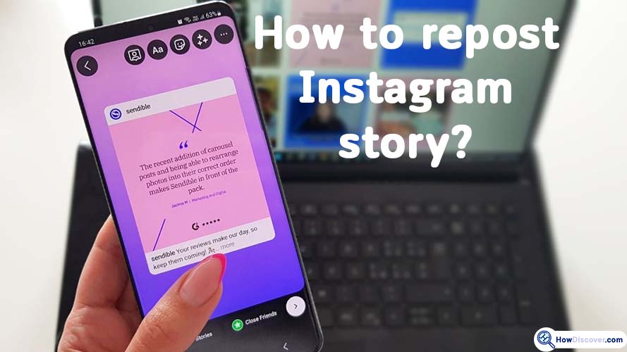 How to repost Instagram story?