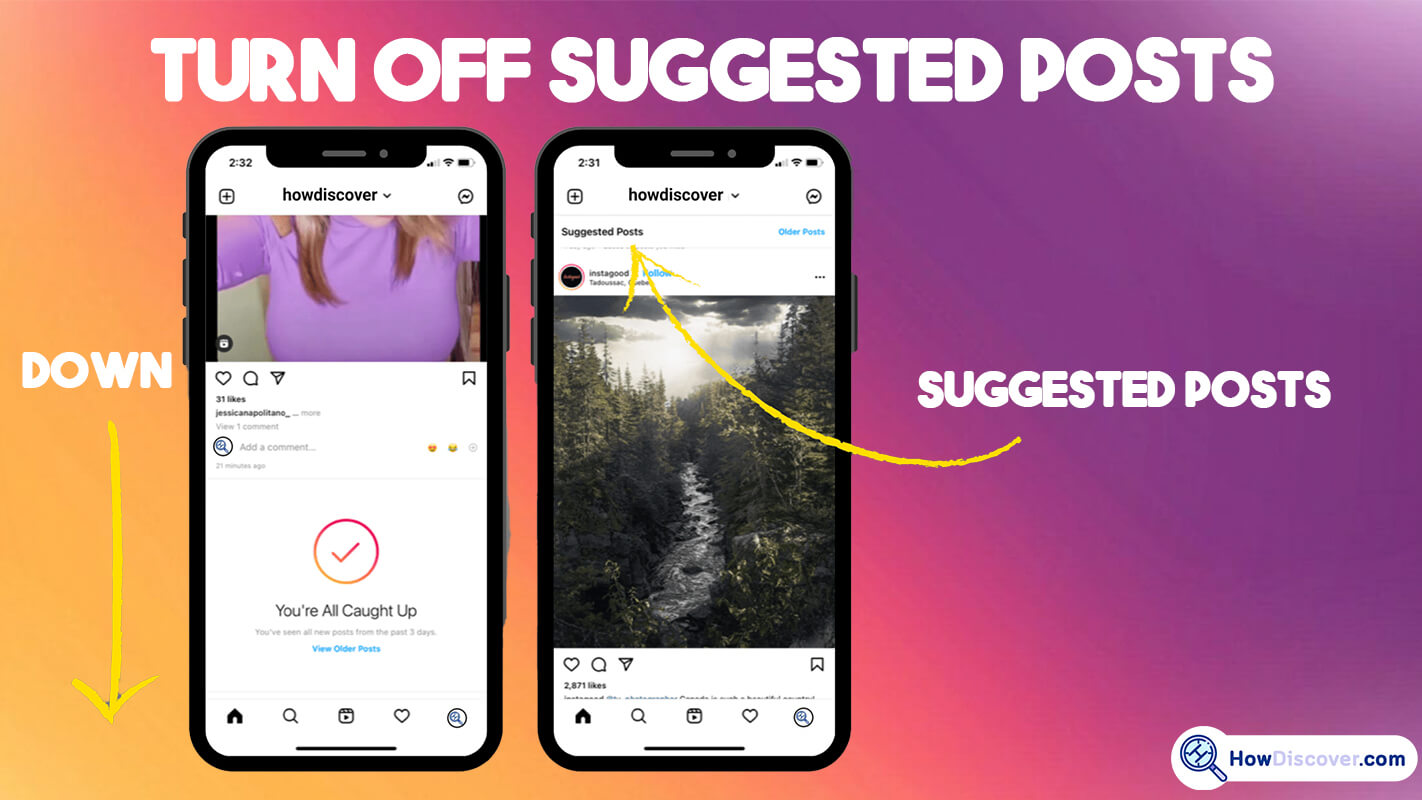 Instagram Turn off Suggested Posts