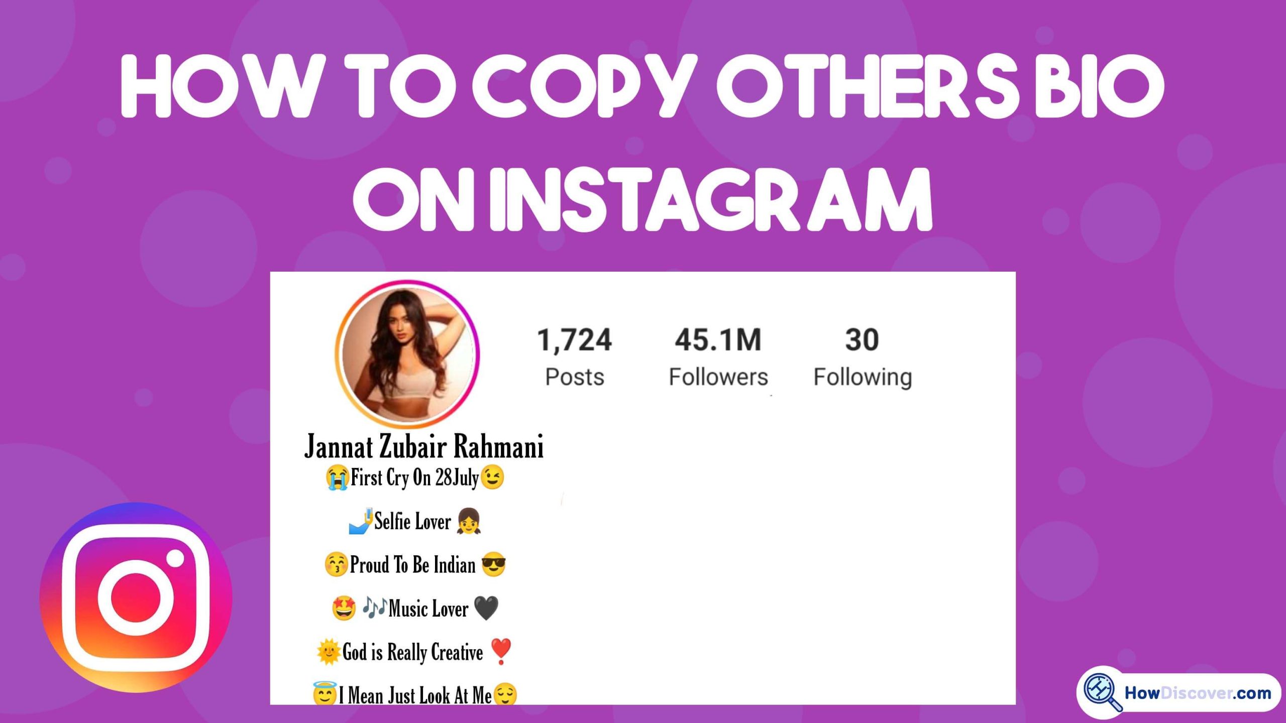 How to Copy Others Bio on Instagram