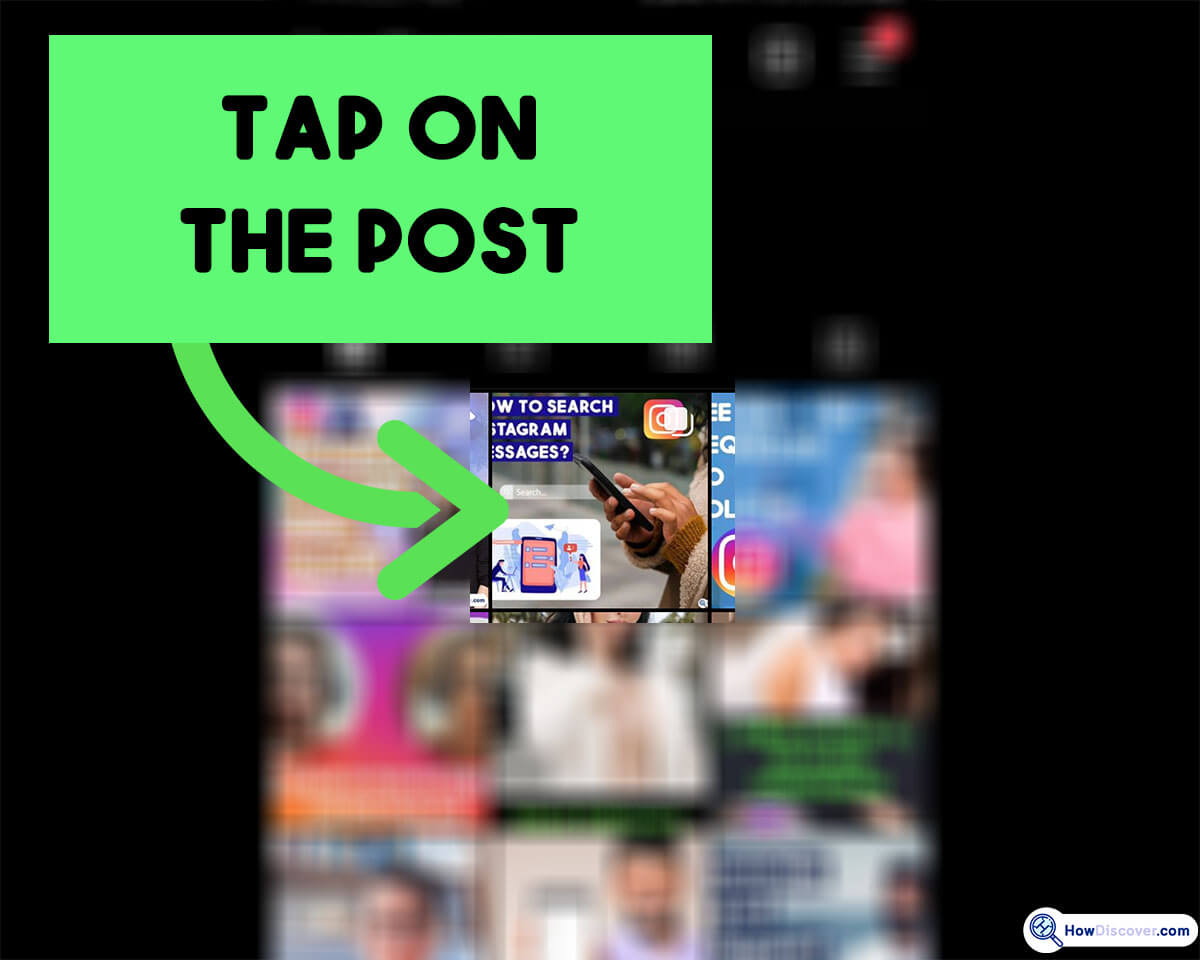 Tap on the post to open it - Can You Delete One Photo from Instagram Multiple