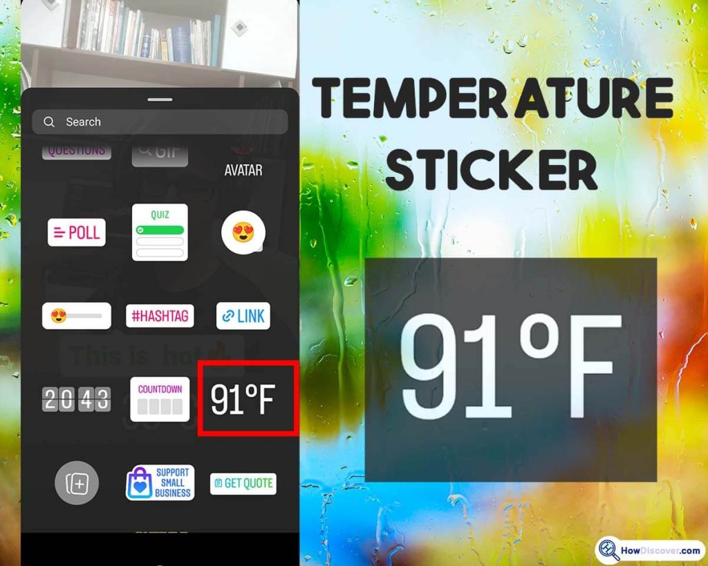 How to Add Temperature to Instagram Story - How to add the temperature sticker to your Instagram story?