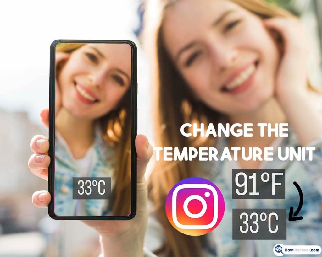 How to Add Temperature to Instagram Story - How to change the temperature unit on your Instagram story
