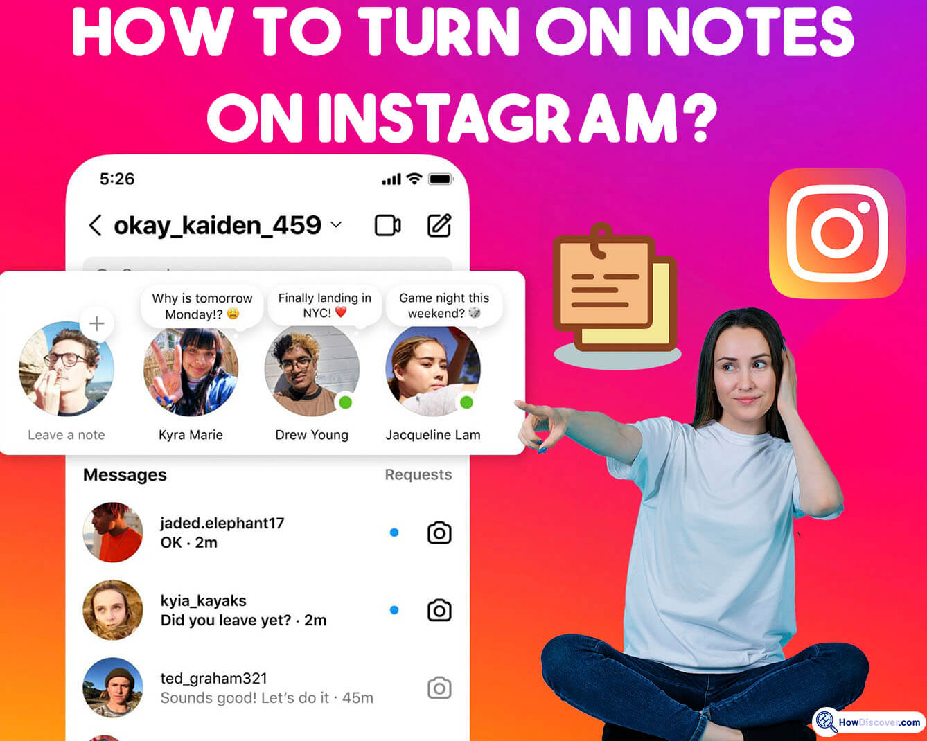How to Turn On Notes on Instagram