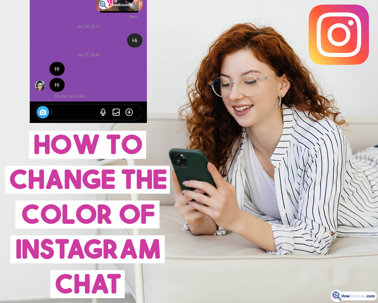 How To Make Instagram Chat Purple