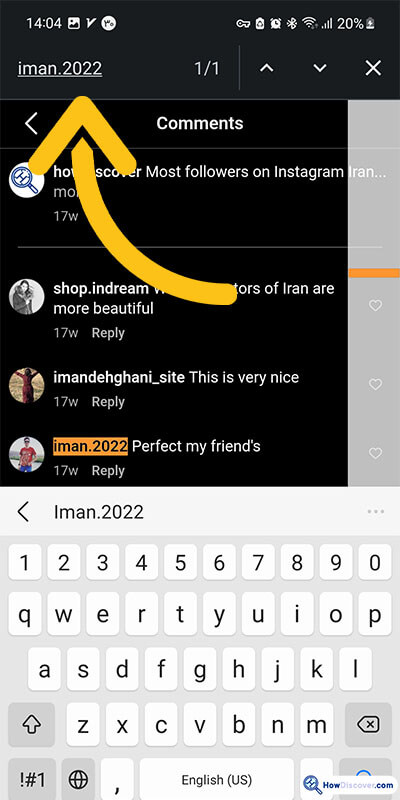 How To Search For Comments On Instagram