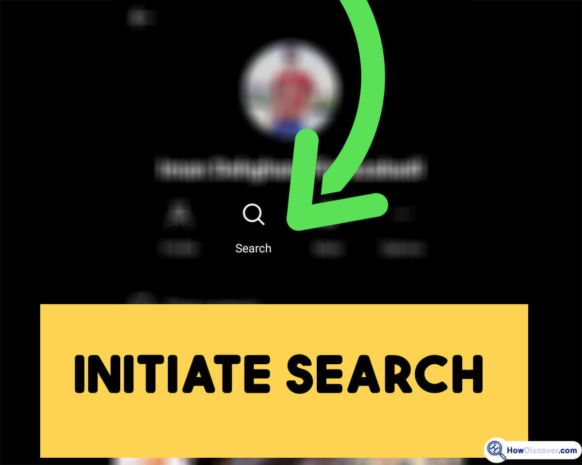 Initiate search - How To Search Instagram Messages
